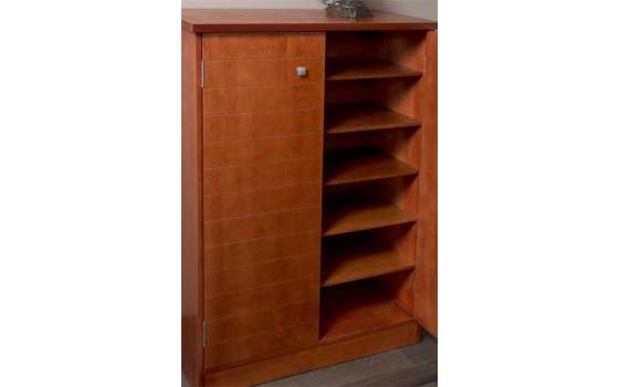 Mueble Zapatero Color Nogal Claro Design