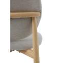 Pack 2 Sillas Tapizadas Beige Para Comedor Serie Aleine