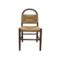 Pack 4 Sillas Comedor Madera Cuerda Fresno Nogal Serie Alosta