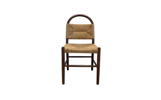 Pack 4 Sillas Comedor Madera Cuerda Fresno Nogal Serie Alosta