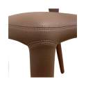 Pack 4 Sillas Comedor Tapizadas Polipiel Marrón Serie Allois