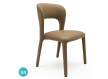 Pack 4 Sillas Comedor Tapizadas Polipiel Vison Serie Allois