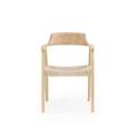 Pack 4 Sillones Brazos Madera Natural Cuerda Serie Alcidad