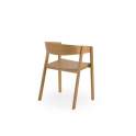 Pack 4 Sillones Roble Natural Diseño Actual - Serie Abial