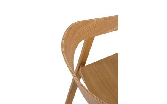 Pack 4 Sillones Roble Natural Diseño Actual - Serie Abial