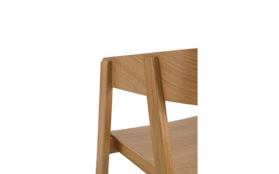 Pack 4 Sillones Roble Natural Diseño Actual - Serie Abial