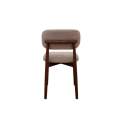 Pack de 2 Sillas Madera Roble Tapizado Beige Serie Allois