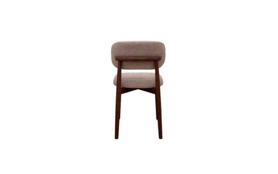 Pack de 2 Sillas Madera Roble Tapizado Beige Serie Allois