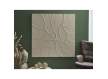 Panel Decoracion Lineas Onduladas Relieve Color Topo Aveyro