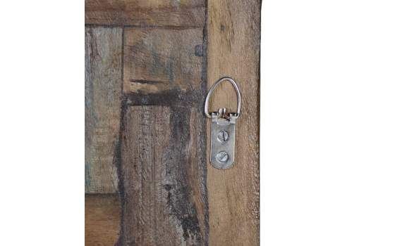 Panel Decoracion Rectangular Madera Multicolor Serie Aldissone