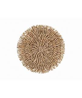 Panel Decoracion Redondo 80 cm Palos Naturales Avenches