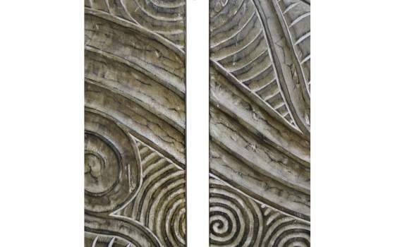Panel Decoracion Tallado 3 Cuerpos Estilo Etnico Serie Arensast Panel Decoracion Tallado 3 Cuerpos Estilo Etnico Serie Arensast