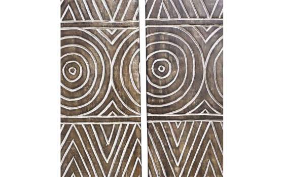 Panel Decoracion Tallado Figuras Geometricas Orientales Arensast