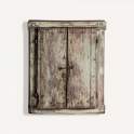 Panel Decorativo Rustico Ventana Madera y Hierro Antique