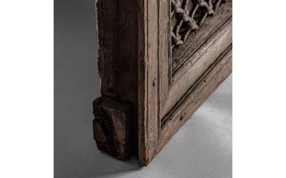 Panel Decorativo Rustico Ventana Madera y Hierro Antique