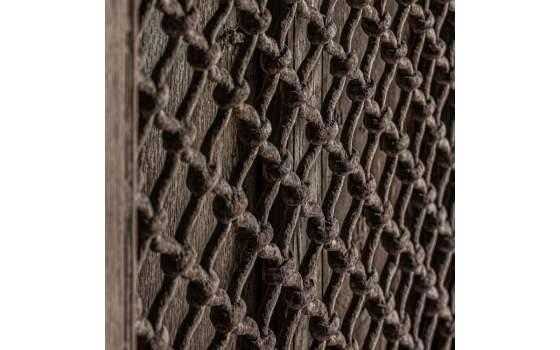 Panel Decorativo Rustico Ventana Madera y Hierro Antique