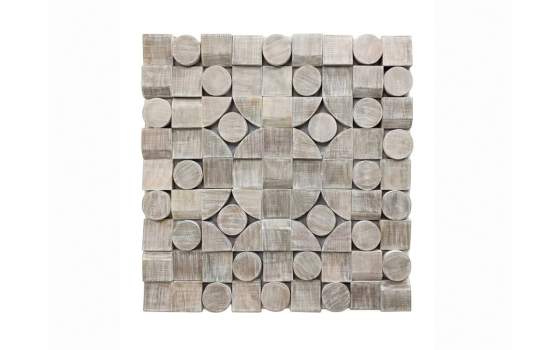 Panel Multiformas Madera a Distintos Niveles Blanco Aybar