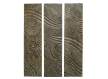 Panel Tallado Decoracion Pared Madera Set de 3 Serie Ahulost