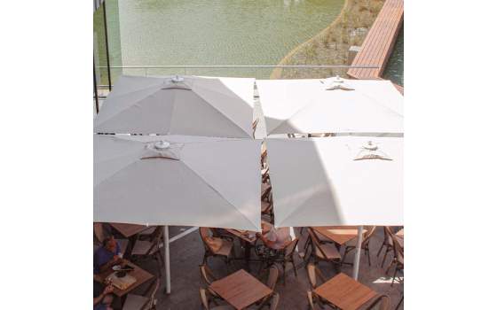 Parasol Cuadrado Super Grande 4 X 4 Metros Serie Master Parasol Cuadrado Super Grande 4 X 4 Metros Serie Master
