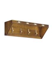 Percha Colgador Colonial Star 4 Pomos