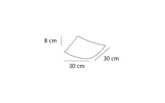 Plafon Lampara Techo Basica Cuadrada Moderna serie Lapo