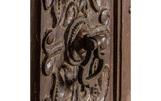 Puerta Clasica Tallada Madera Mango Leandra Serie Amblard