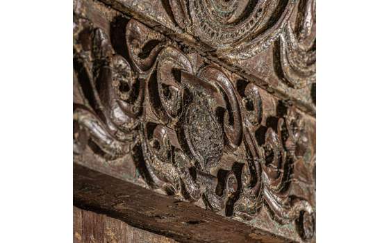 Puerta Clasica Tallada Madera Mango Leandra Serie Amblard