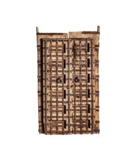 Puerta Rustica Decorativa Madera Metal Serie Amblard
