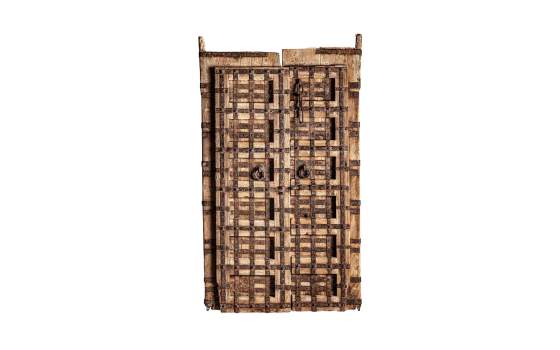 Puerta Rustica Decorativa Madera Metal Serie Amblard