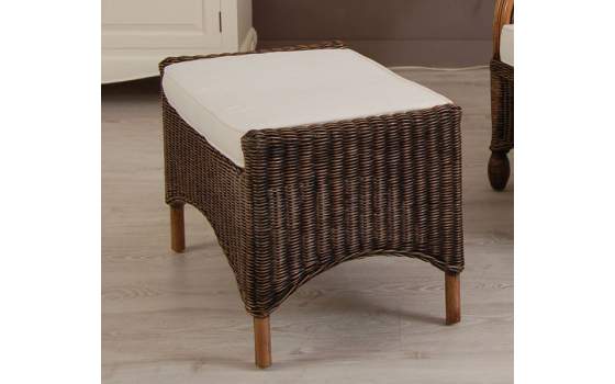 Puff Monza Medula Cojin Blanco