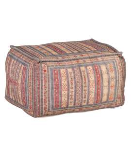 Puff Multicolor Cuadrado con Asas Serie Derial