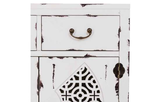 Recibidor Blanco Decape 2 Puertas Talladas 2 Cajones Makalu