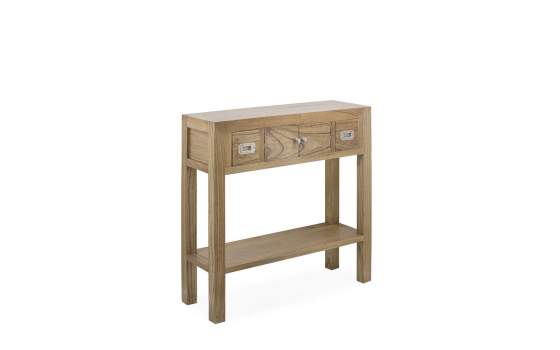 Recibidor Colonial Pequeño 2 Cajones 2 Puertas Serie Merapi