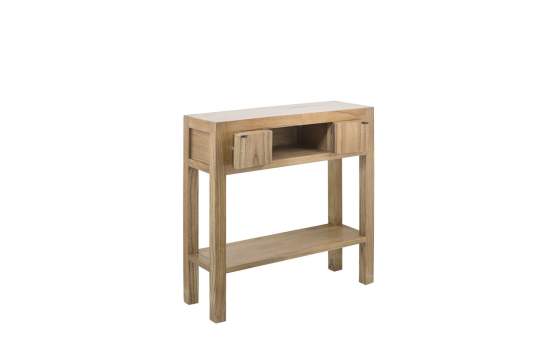 Recibidor Colonial Pequeño 2 Cajones 2 Puertas Serie Merapi