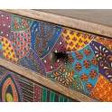 Recibidor Decorado en Colores Tipo Mandala 13 Cajones Alverit