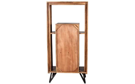 Recibidor Estantes 1 Cajon 1 Puerta Madera Acacia Althaus