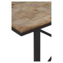 Recibidor Estilo Industrial Tablas Recicladas y Acero Natens