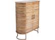 Recibidor Madera Mango 2 Puertas Patas Metalicas Abrizzi