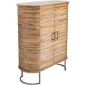 Recibidor Madera Mango 2 Puertas Patas Metalicas Abrizzi