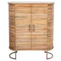 Recibidor Madera Mango 2 Puertas Patas Metalicas Abrizzi