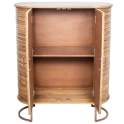 Recibidor Madera Mango 2 Puertas Patas Metalicas Abrizzi