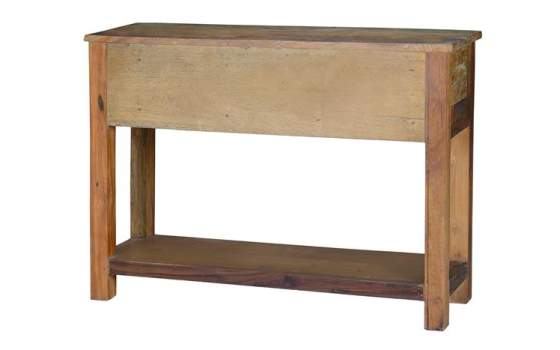Recibidor Madera Reciclada 2 Cajones Colores Descapados Abrian