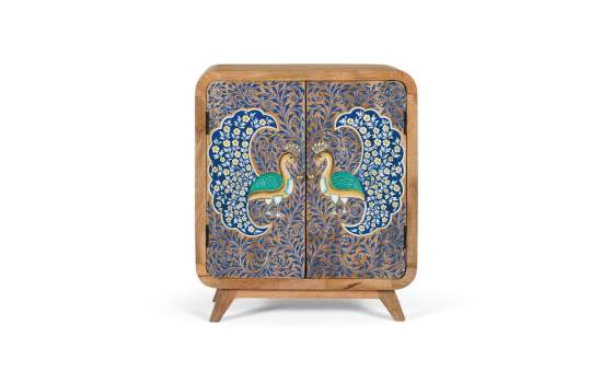 Recibidor Oriental 2 Puertas Pintadas a Mano Serie Arfian