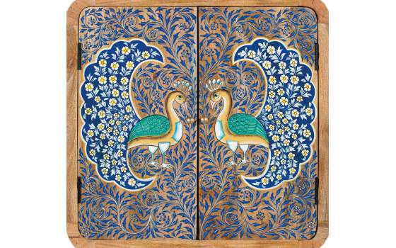 Recibidor Oriental 2 Puertas Pintadas a Mano Serie Arfian