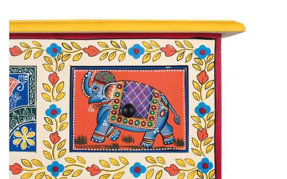 Recibidor Oriental 9 Cajones Pintados a Mano Serie Arfian