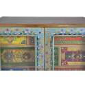 Recibidor Vitrina 2 Puertas Cristal 7 Cajones Oriental Datensa