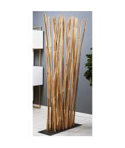 Separador Cañas de Bambu Curvadas Natural Serie Belbis
