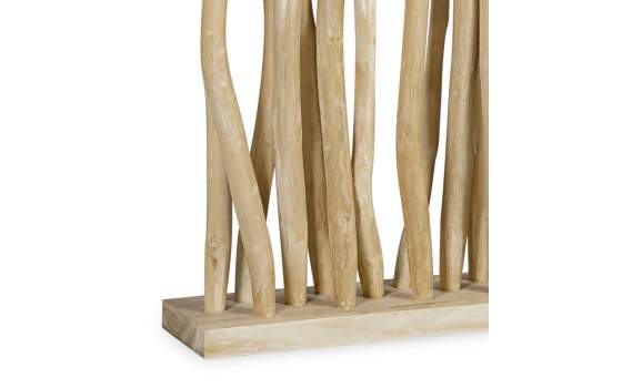 Separador Ramas de Teca Natural Serie Averos
