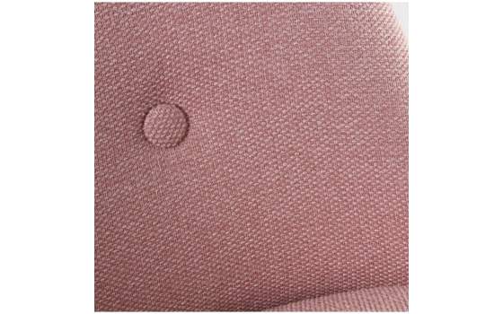 Set 2 Sillas Modernas Tapizadas Rosa Patas Metalicas Arenda