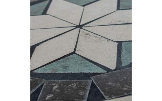 Set 2 Sillas y Mesa Forja Cerámica Básica Exterior Serie Audyn